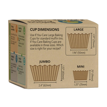 Papier-Muffinformen mittelgroß If you care 240 Stück
