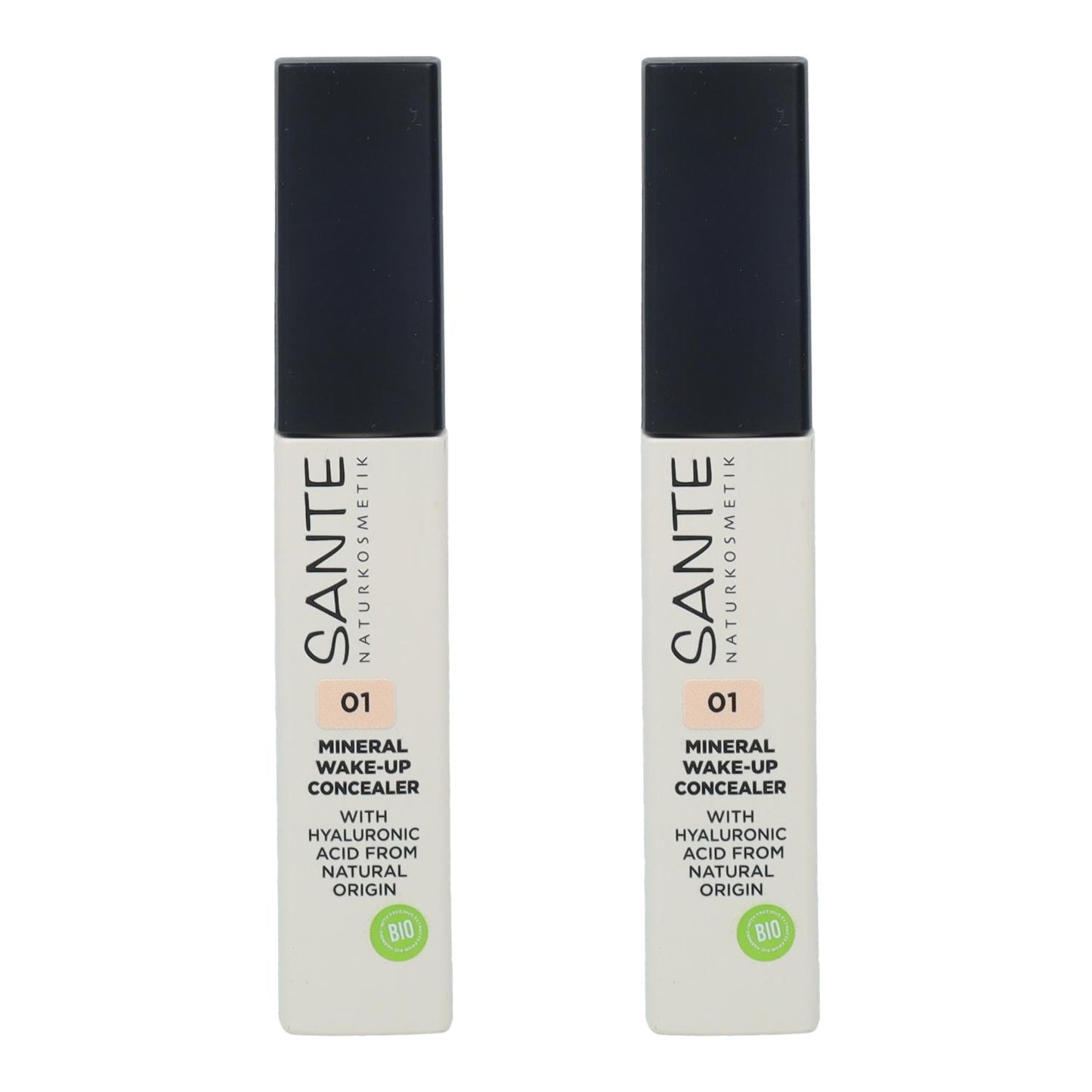 2-pack Mineralisk concealer Wake-Up 01 Neutral Ivory Sante 8 ml