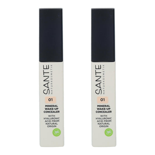 Confezione x2 Correttore minerale Wake-Up 01 Neutral Ivory Sante 8 ml