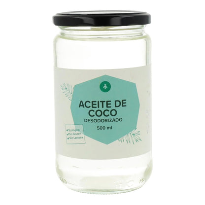 6er-Pack desodoriertes Kokosöl ECO Planeta Huerto 500 ml
