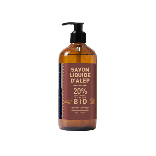 Sapone liquido naturale di Aleppo La Corvette 500 ml