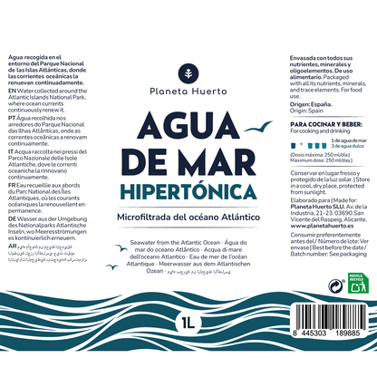 Hipertoniczna woda morska Planeta Huerto 1 l