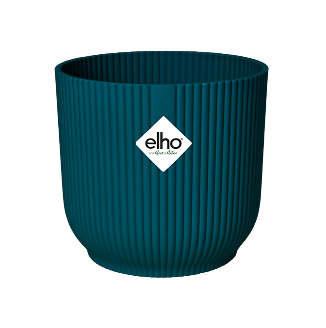 Fioriera Vibes Fold Round Deep Blue Elho 30 cm