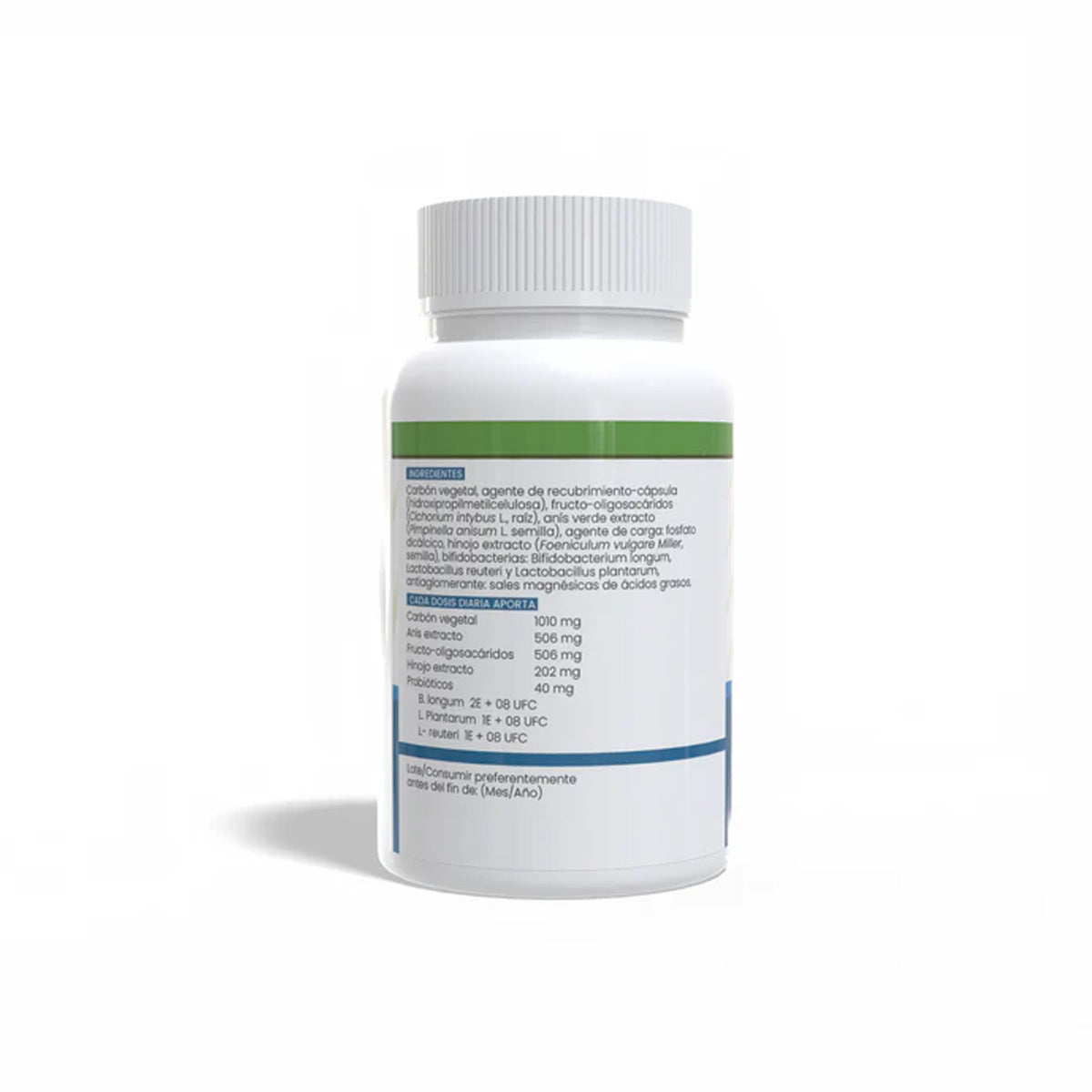 Probiotische koolstof Sotya 90 plantaardige capsules van 550 mg