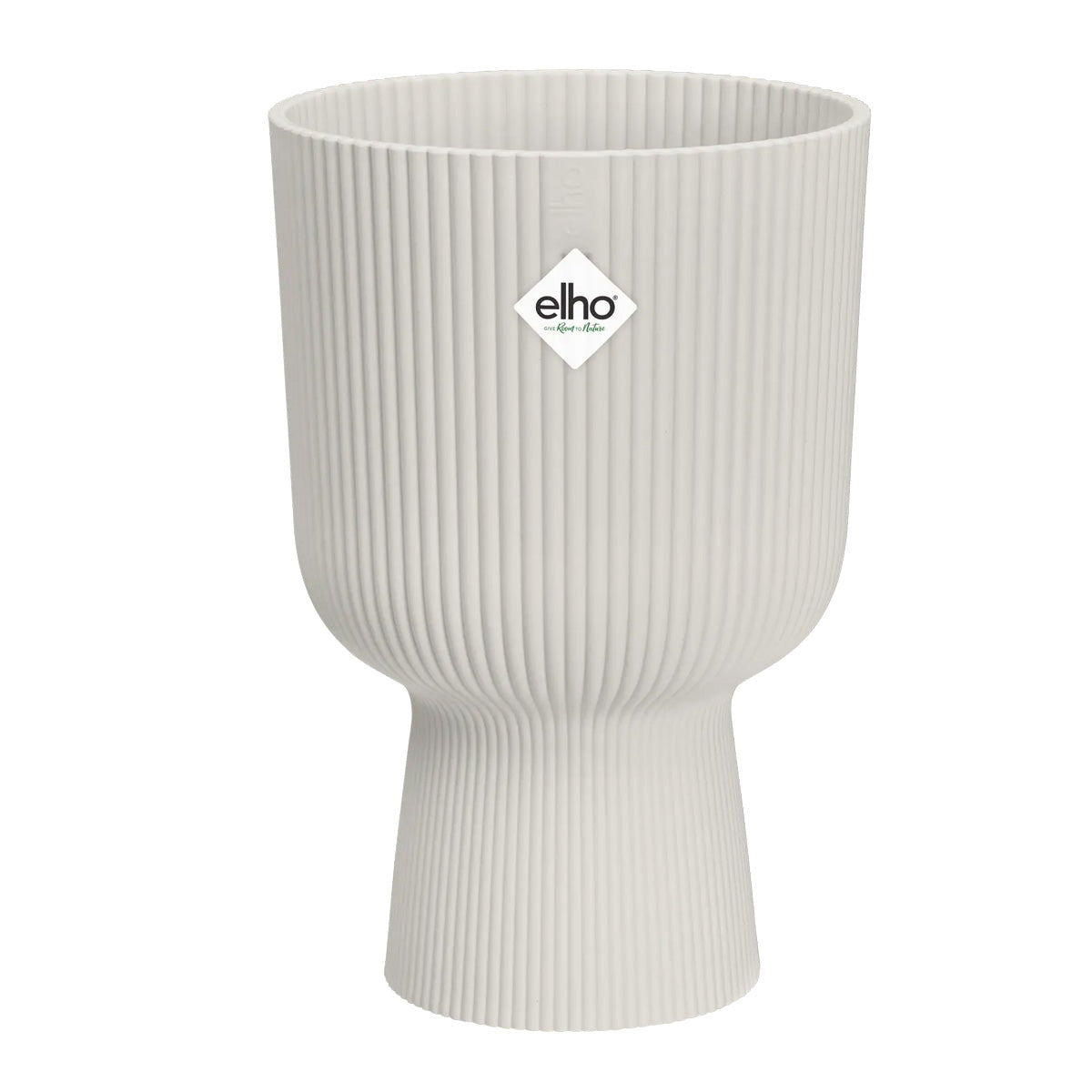Vaso da fiori vibes fold coupe silky white Elho 14 cm