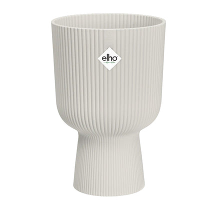 Vaso da fiori vibes fold coupe silky white Elho 14 cm