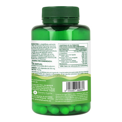Pack 2xMélatonine complexe Planeta Huerto 120 gélules