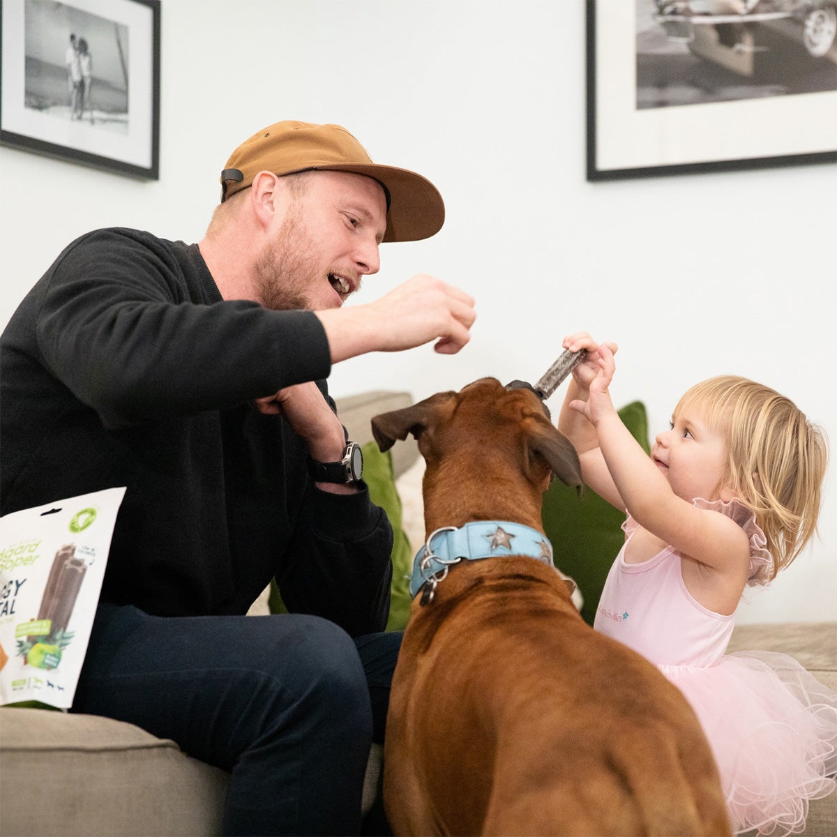 Doggy Dental dla małych psów o smaku mięty i truskawki Edgard Cooper 7 sztuk