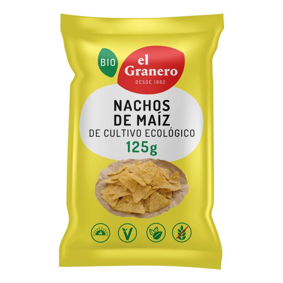 El Granero Organic Nachos, 125 g