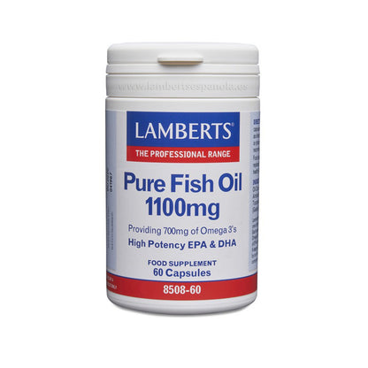 Pure fish oil, Lamberts, 60 capsules