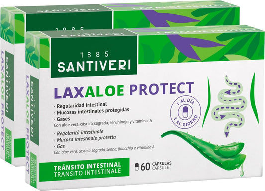 2er-Pack Laxaloe Protect Kapseln Santiveri 60 Kapseln