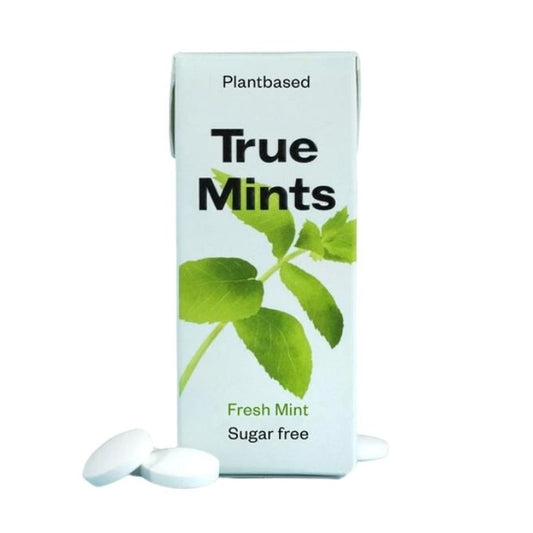 Plastfria karameller med färsk mint True Mints 13 g