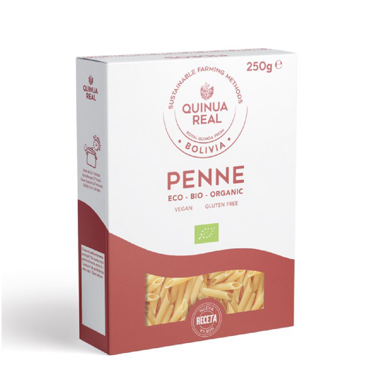 Maccheroni penne di quinoa reale e riso biologico senza glutine Quinua Real 250 g