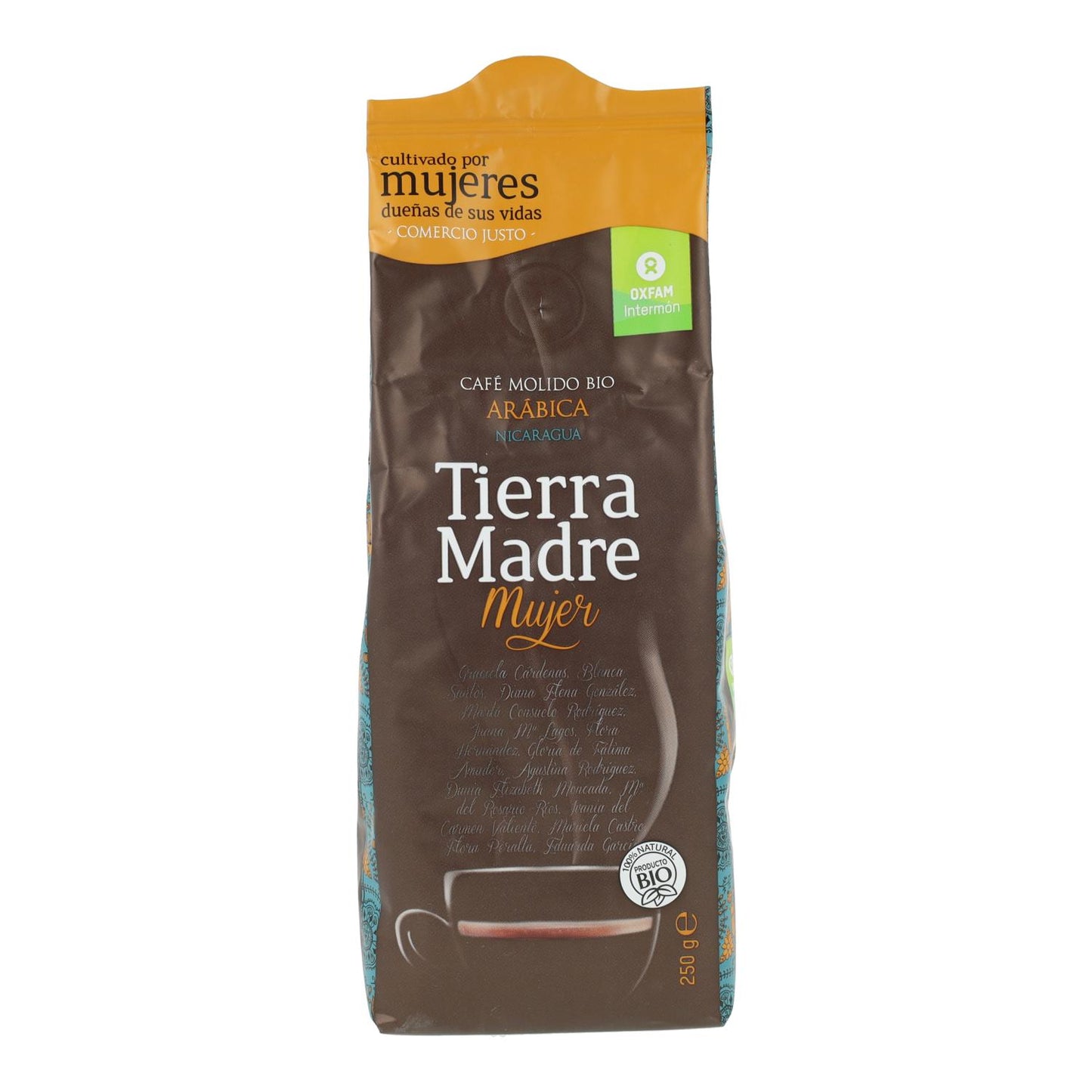 Gemahlener Kaffee 100 % Arabica Mujer BIO Tierra Madre 250 g