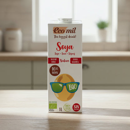 Zuckerfreies Sojagetränk Ecomil Bio 1 l