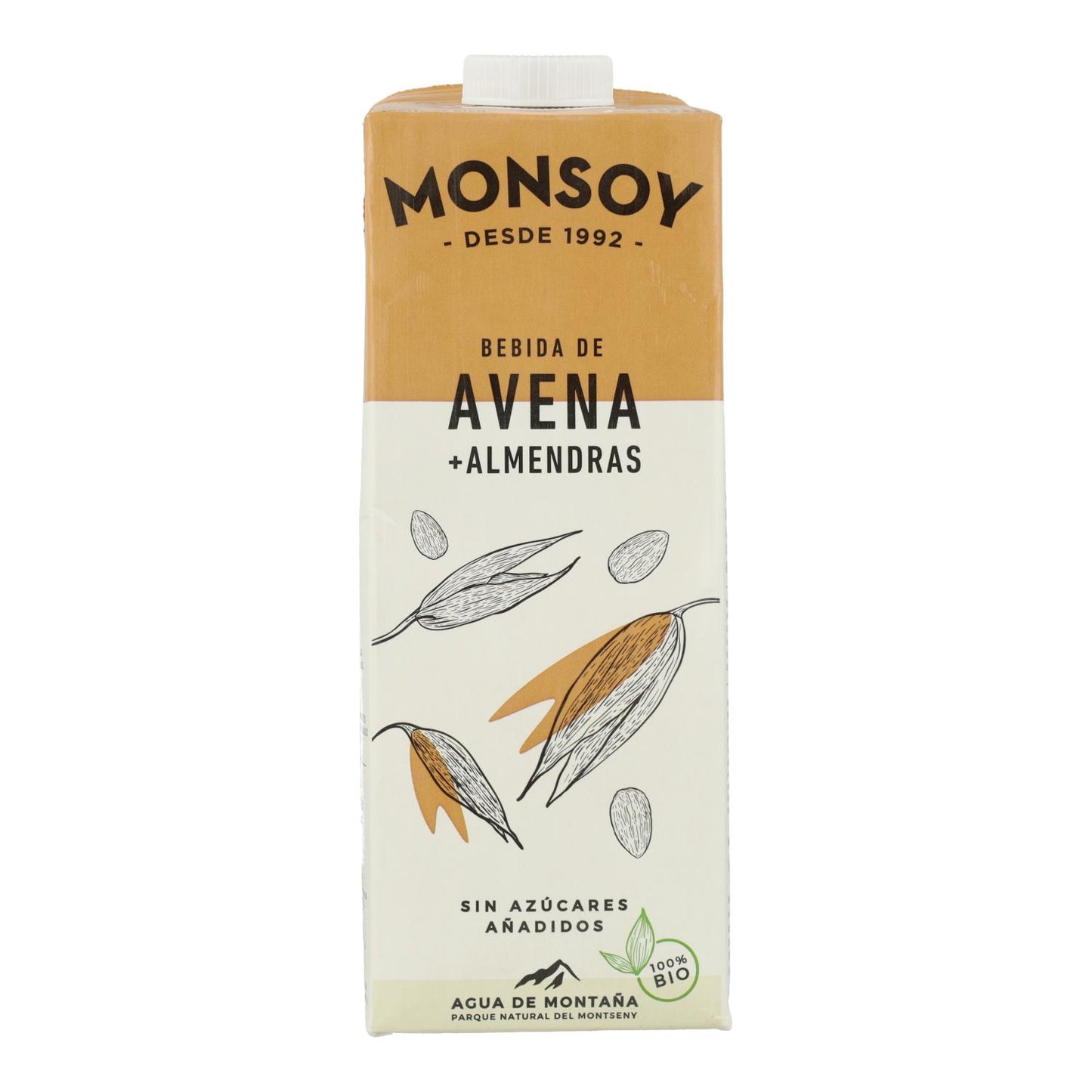 Monsoy Organic Oat and Almond Drink 1 L
