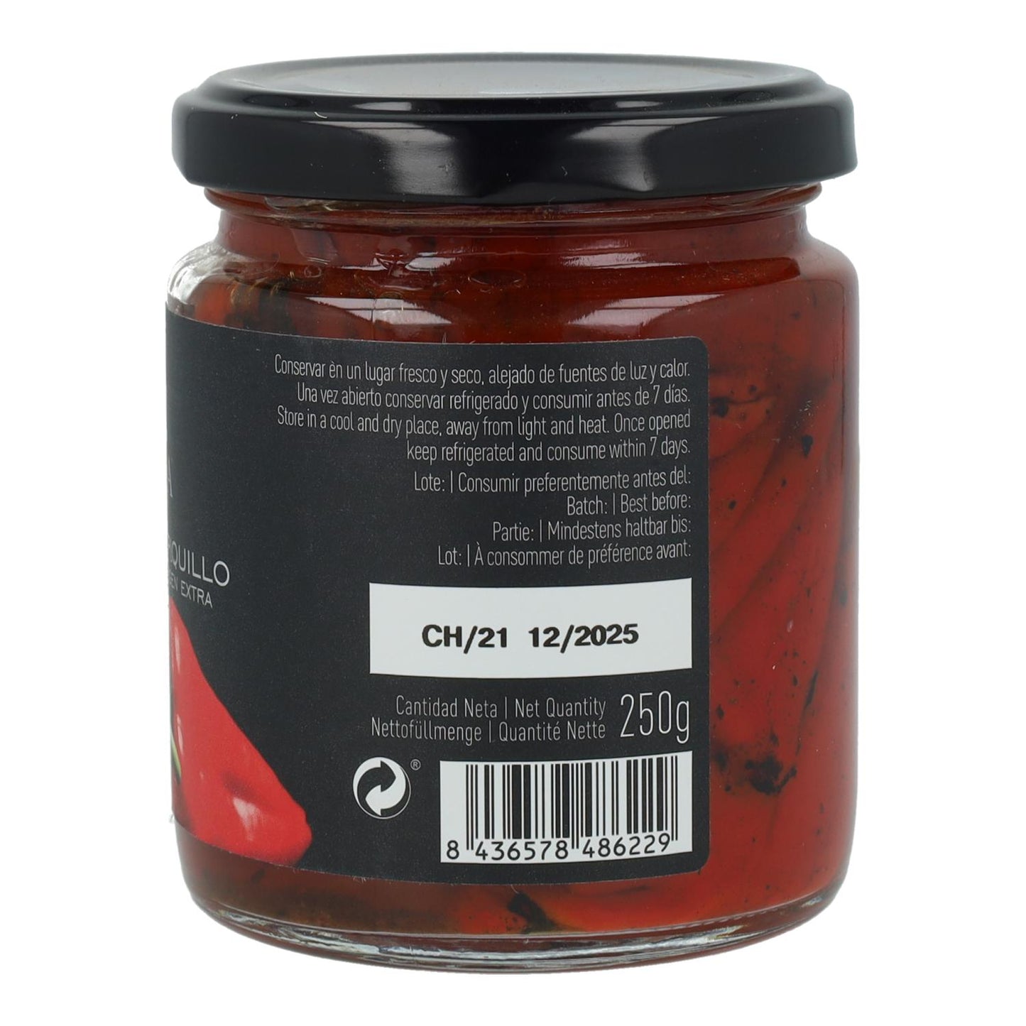 Piquillo-Paprika mit nativem Olivenöl extra von La Chinata, 250 g