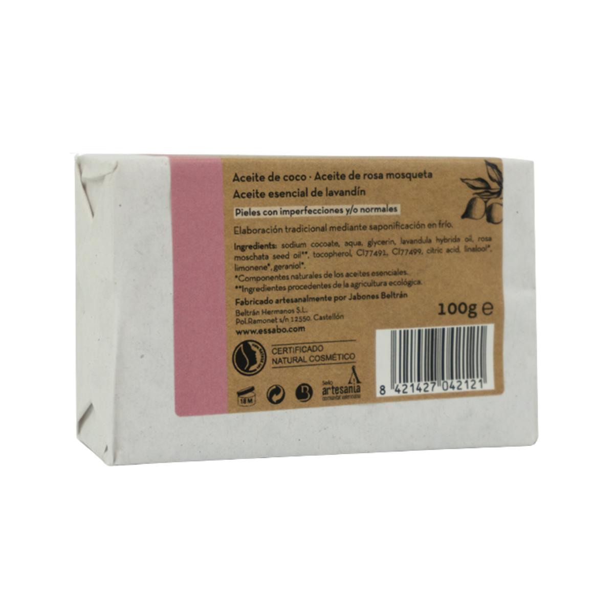 Handgemachte Seife mit Wildrosenöl 100 g Essabó