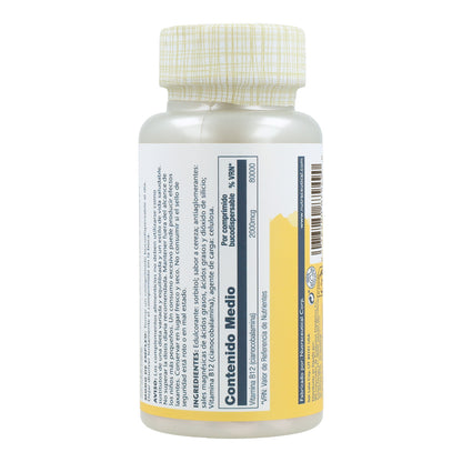 Solaray Witamina B-12 2000 mcg 90 tabletek