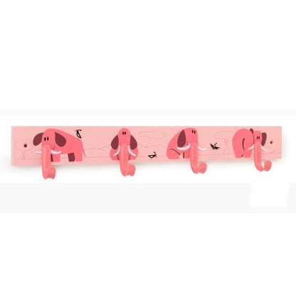 Blue elephant multi-hook for children