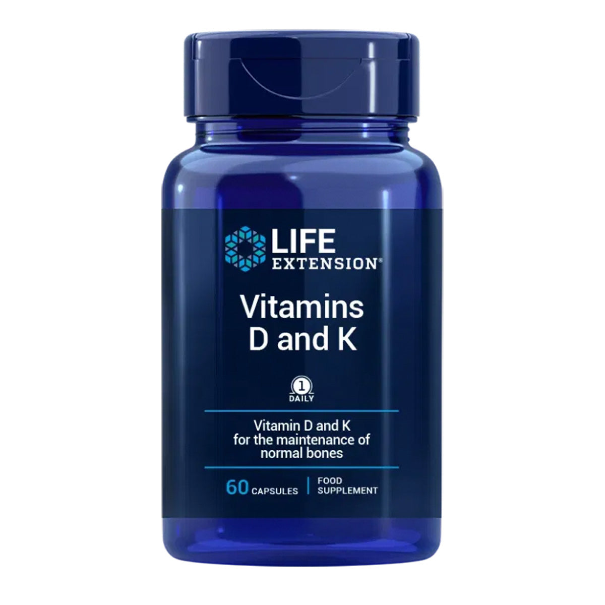 Vitamine D & K, Life Extension 60 Kapseln