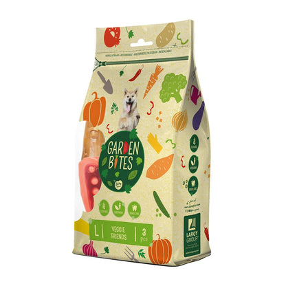 Garden Bites Veggie Friends Snack per cani L 3 pezzi Duvo