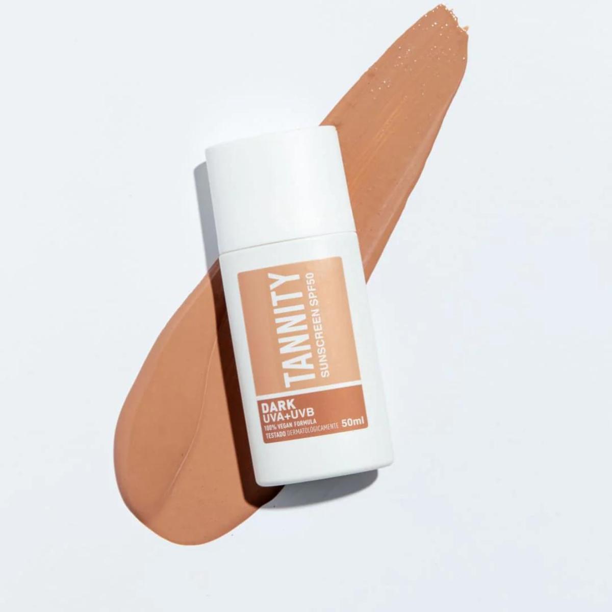 Crema solare colorata SPF50 - Dark, Tannity 50 ml