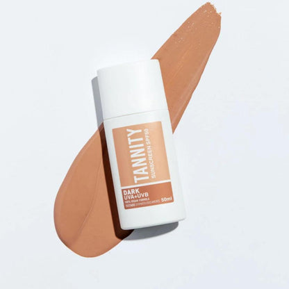 Crema solare colorata SPF50 - Dark, Tannity 50 ml