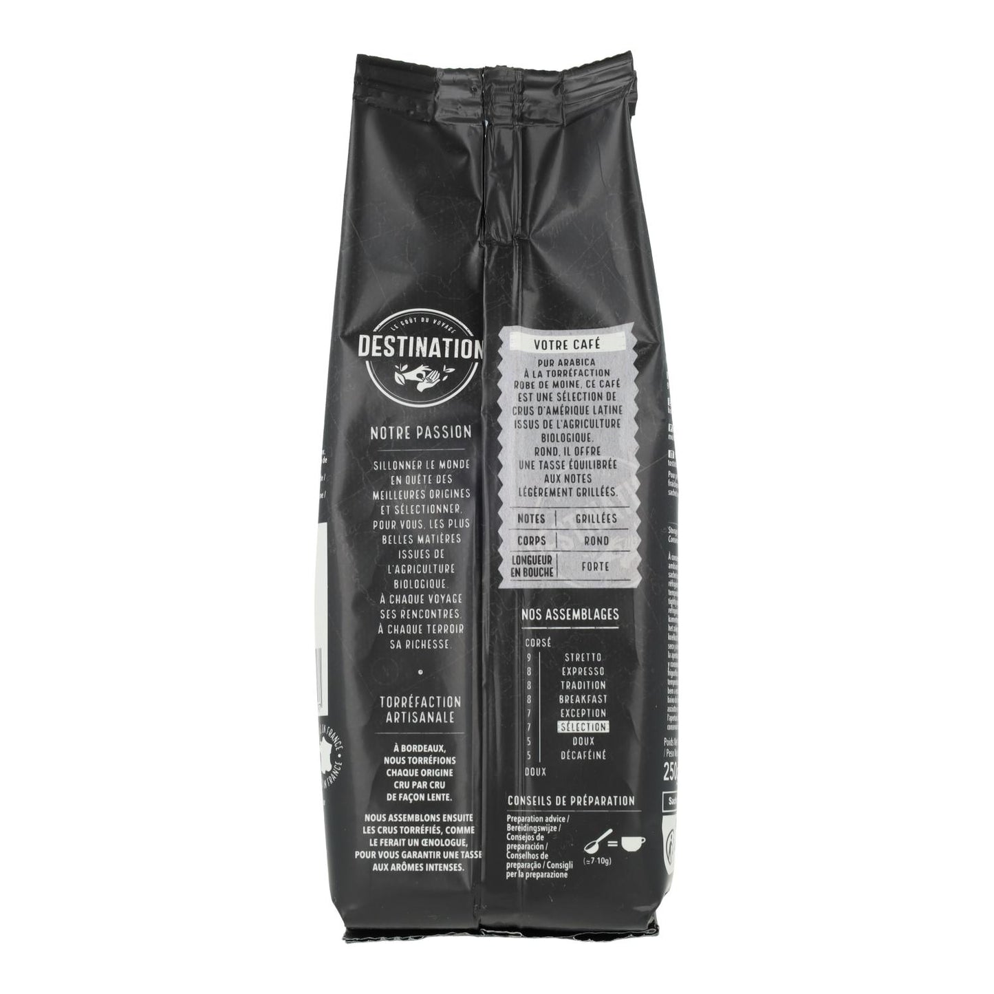 Destination 100% Arabica Organic Ground Coffee 250 g
