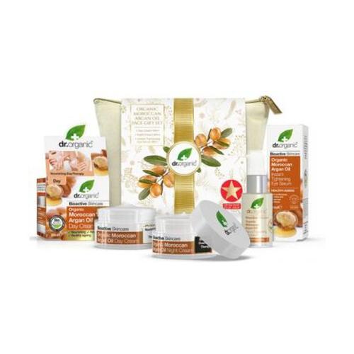 Geschenkset für die Gesichtspflege Arganöl von Dr. Organic
