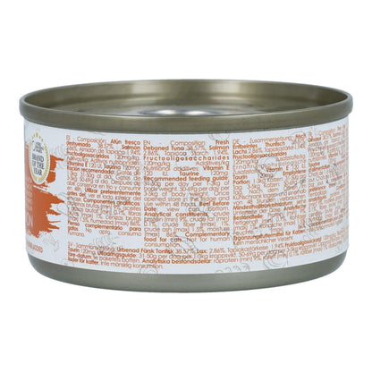 24er-Pack Kit Cat Dose Gravy – Thunfisch & Lachs 70 g Nassfutter für Katzen in Soße