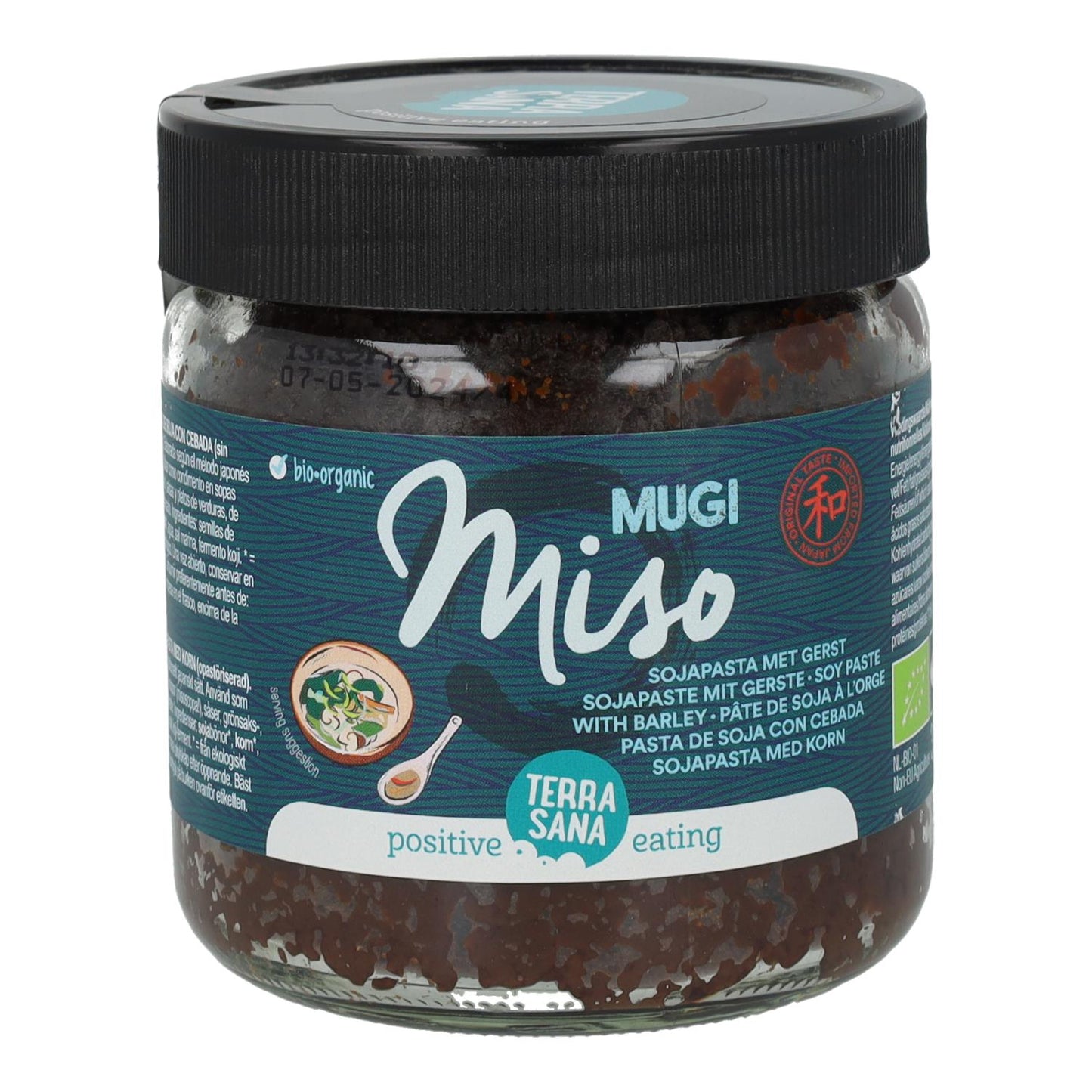 Bio-Mugi-Miso (unpasteurisiert). Terrasana, 350 g