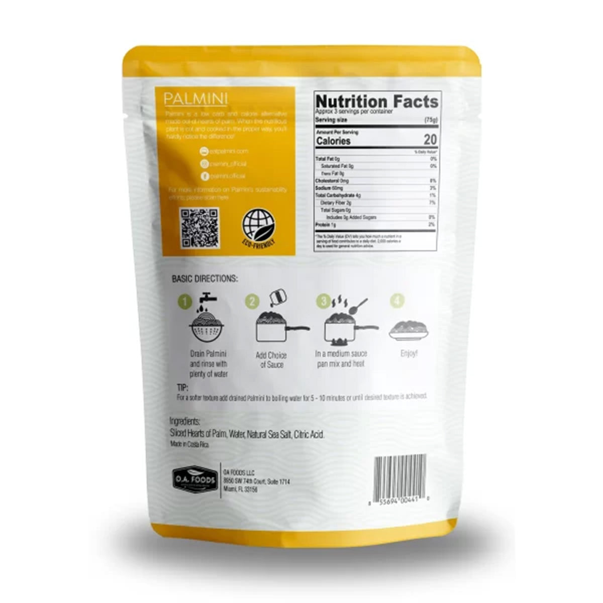 Palmini palm heart angel hair pasta 338 g