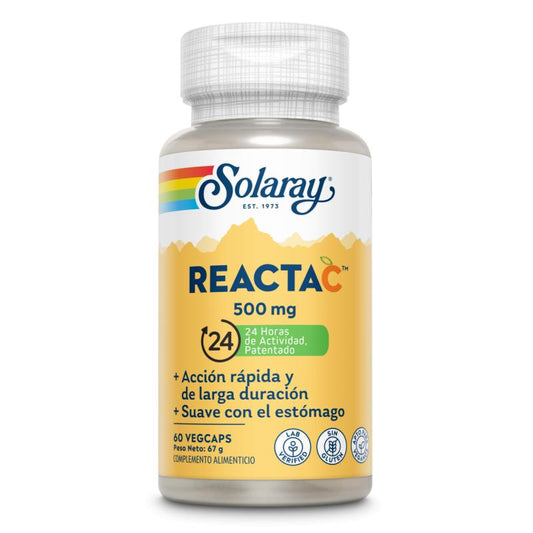Reacta C 500 mg Solaray, 60 Kapseln
