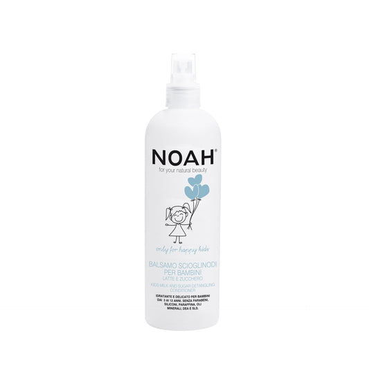 Après-shampoing spray démêlant pour enfants au lait et au sucre Noah 250 ml