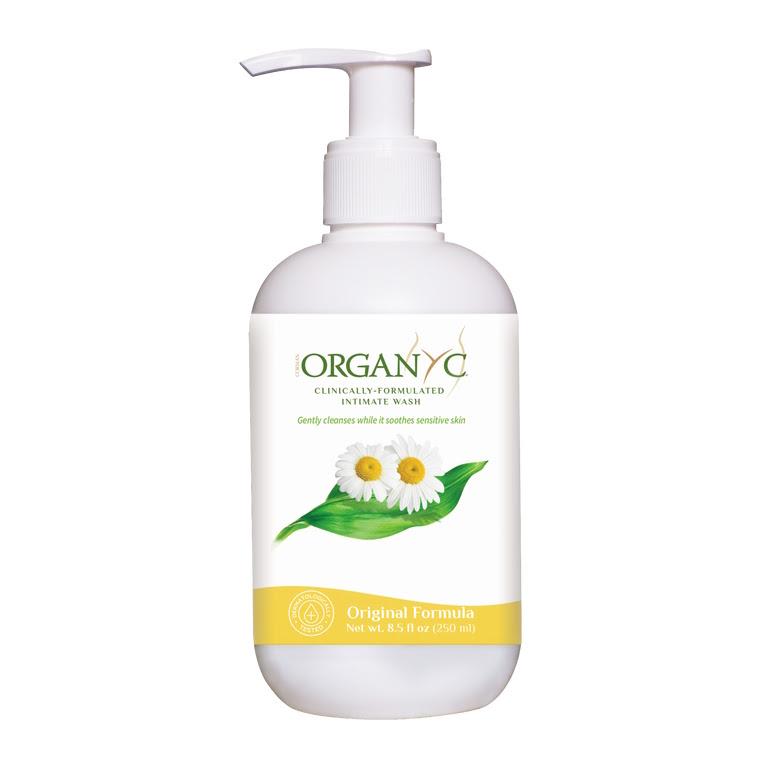Sapone per l'igiene intima alla camomilla biologica Organyc 250 ml