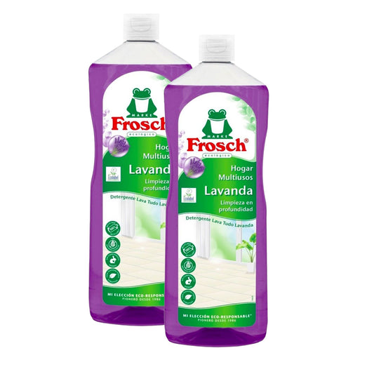 2er-Pack Frosch Lavendel Mehrzweck-Haushaltsreiniger, 1 l