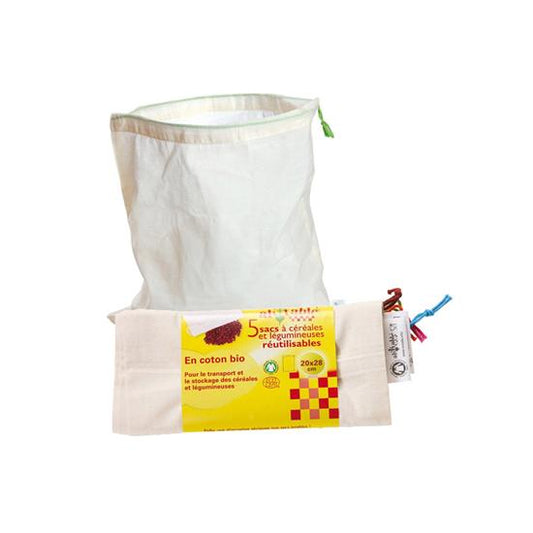 Torba na owoce i warzywa 30x33cm Ecodis 5 szt.