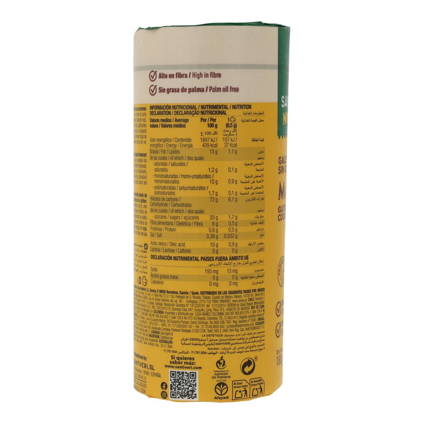 Santiveri Noglut Gluten-Free Maria Biscuits 180 g