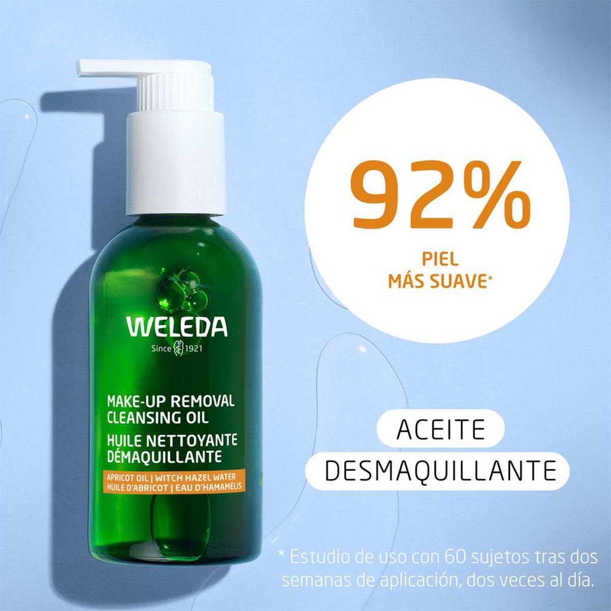 Make-up Remover Cleansing Oil, Weleda, 150 ml.