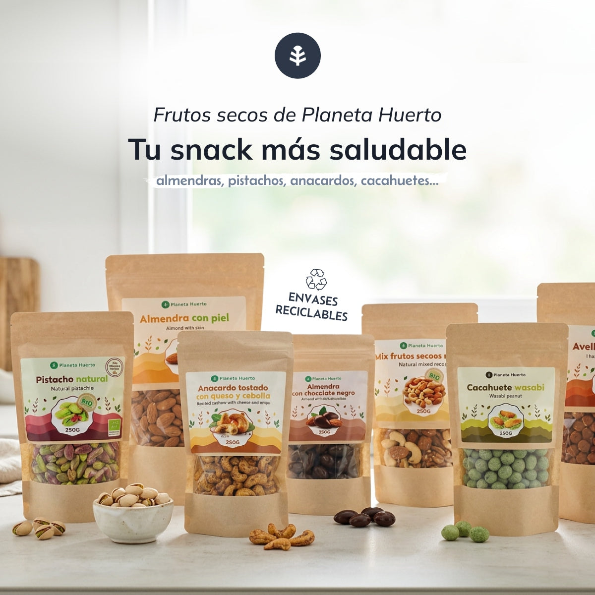 Hazelnoot met schil ECO Planeta Huerto 1 kg