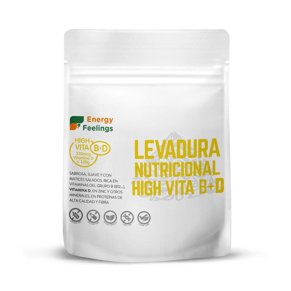 2er-Pack Nährhefe mit hohem Vitamin-D-Gehalt Energy Feelings 1 kg