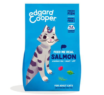 Mangime per gatti Salmone fresco Edgard & Cooper 4 kg