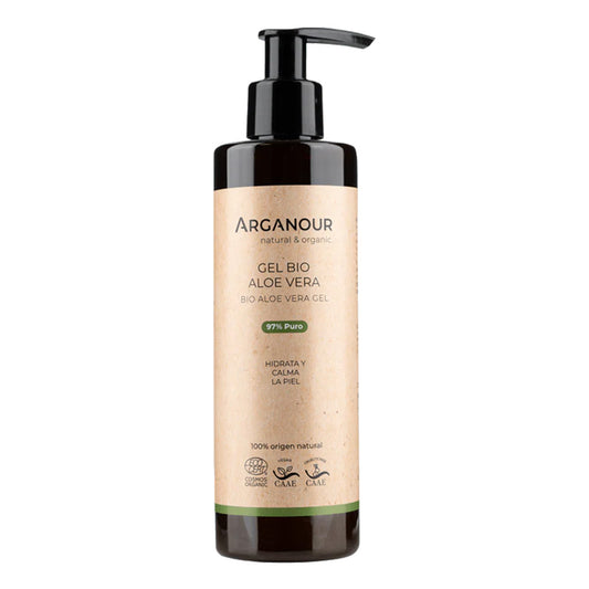 Aloe vera-gel 97 % ekologiskt certifierad Arganour 250 ml