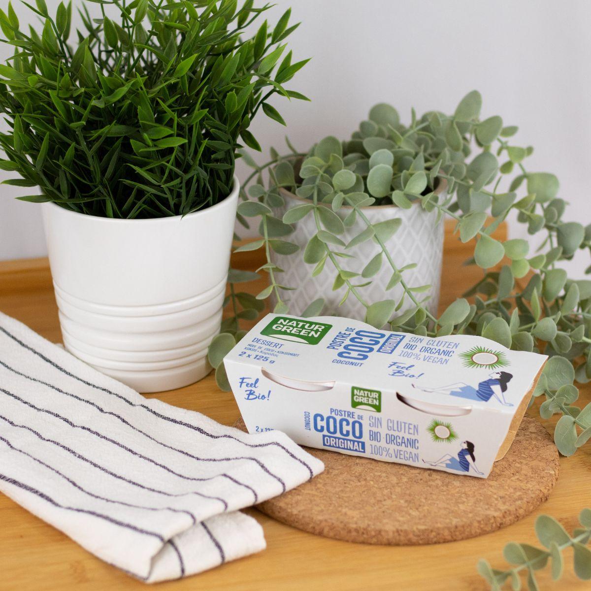 Nature Naturgreen Kokosnussdessert, 2 x 125 g