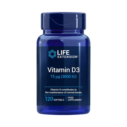 Vitamina D3 3.000 UI, Life Extension 120 capsule