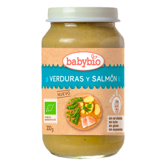Vegetables and Salmon Jar (from 6 months) babybio 200g