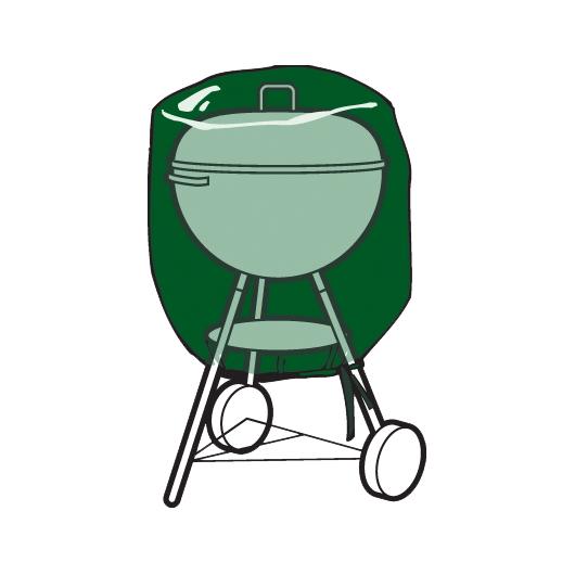 Small barbecue cover, polyethylene