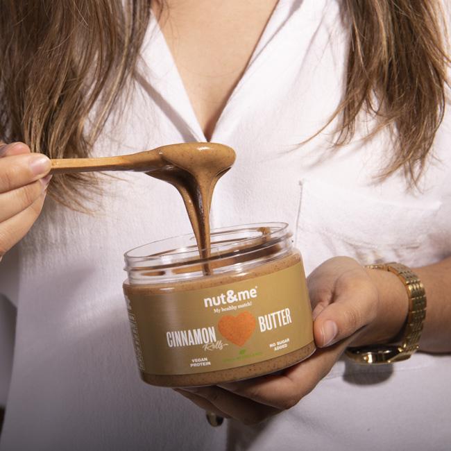 Crema di noci pecan Cinnamon Roll con noci e mandorle Nut&Me 250 g_