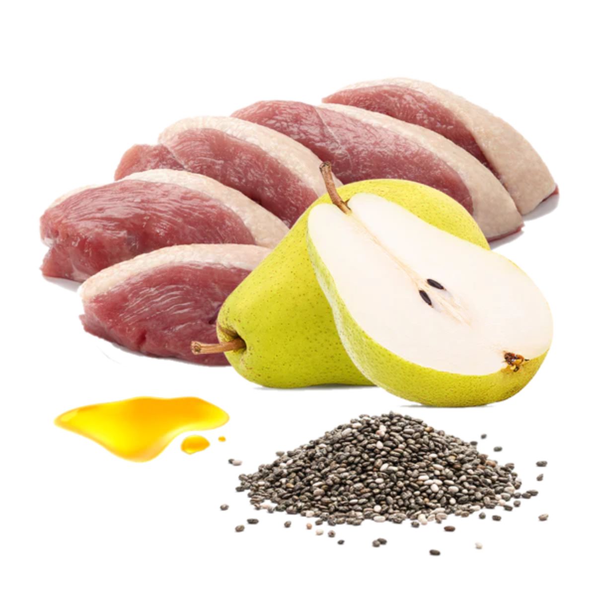 Barf-Nassfutter für Katzen Zarpitas de amor BIO (Gans) Puromenu 100 g